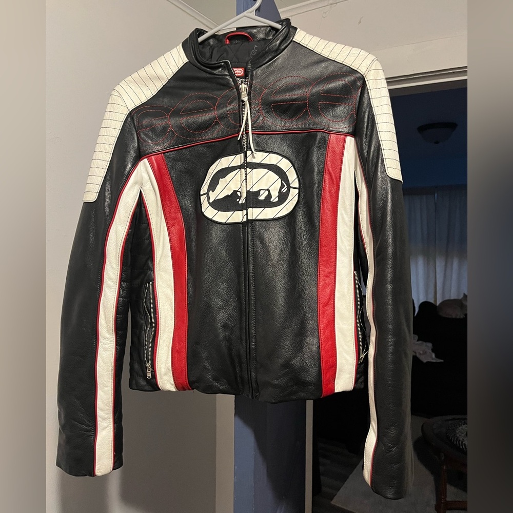 Ecko Red Unlimited woman leather jacket.